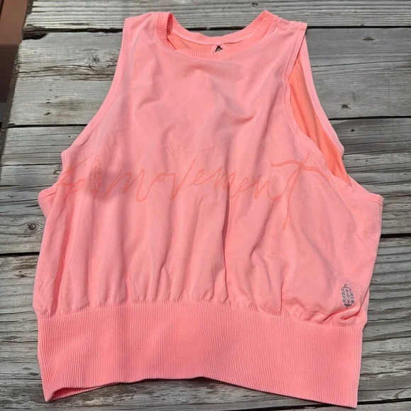 FP Movement by Free People Pink Tank Top Size XS/S NWOT - Picture 2 of 3